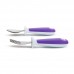 Conjunto de colher e garfo em inox Munchkin - Roxo