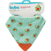 Babador Bandana Frutti com mordedor Buba - Avocado